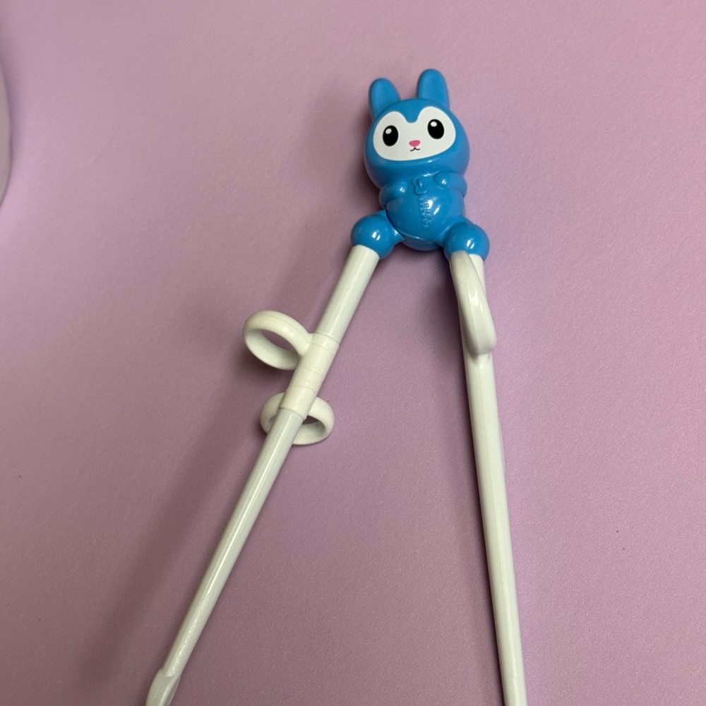 Edison Training Chopstick with Blue Rabbit - Picture 7 of 12